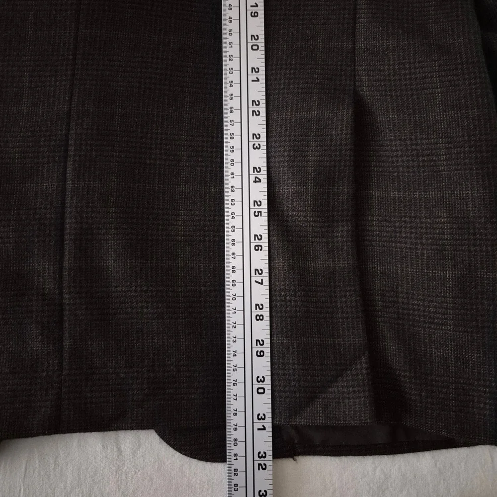 Brioni Nomentano Brown Glen Plaid 100% Pure Cashmere Blazer Saks Fifth Ave 46R
